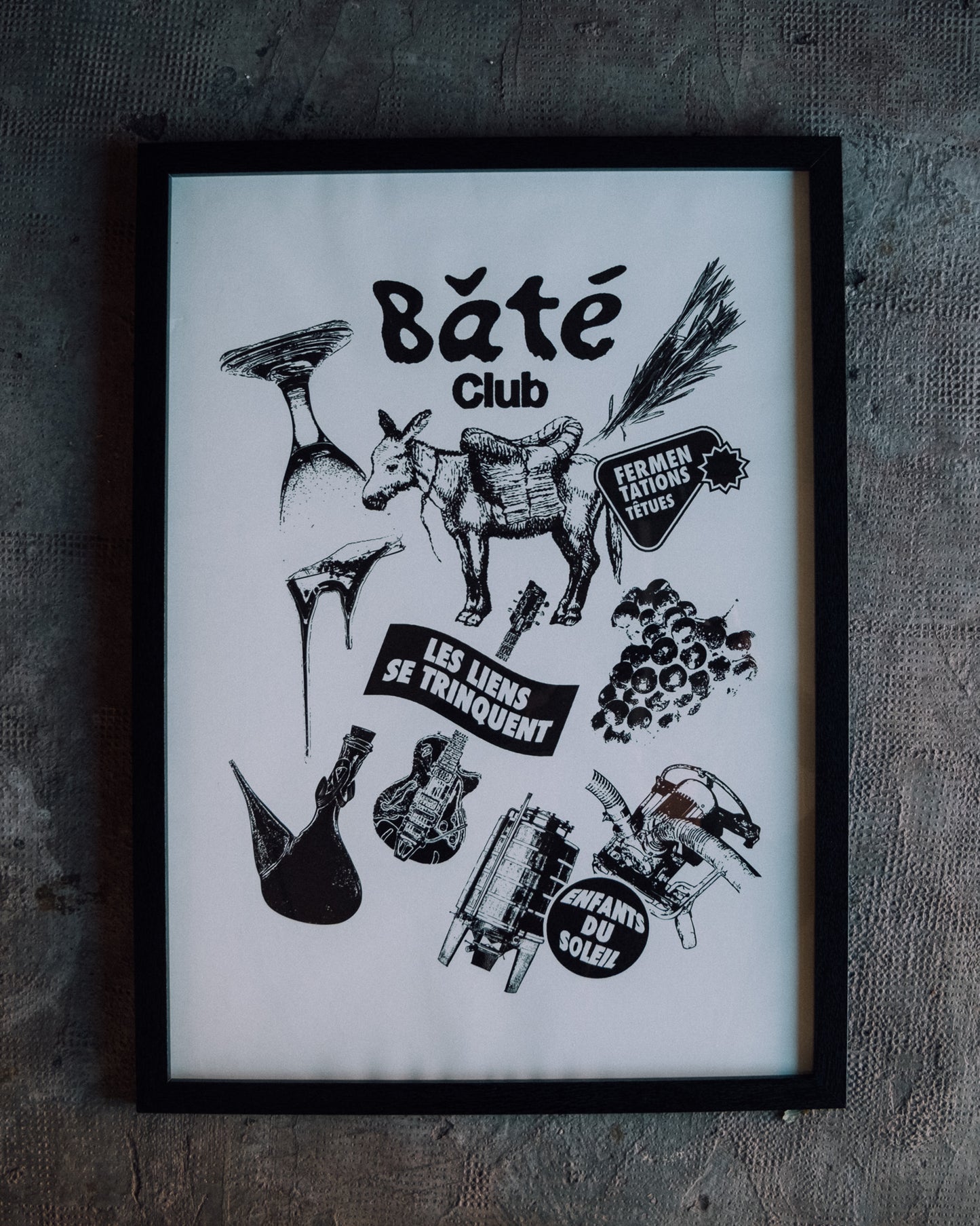 Affiche Bâté Club - 50x70