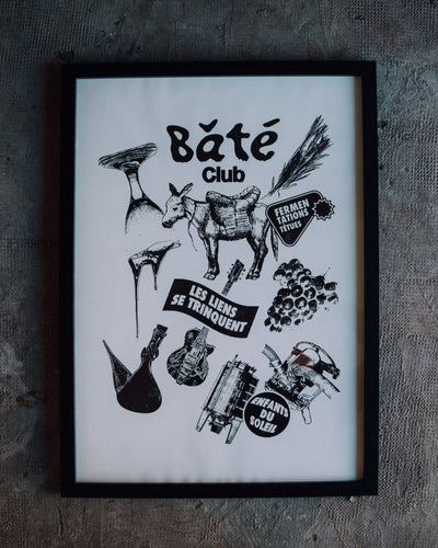Affiche Bâté Club - 50x70