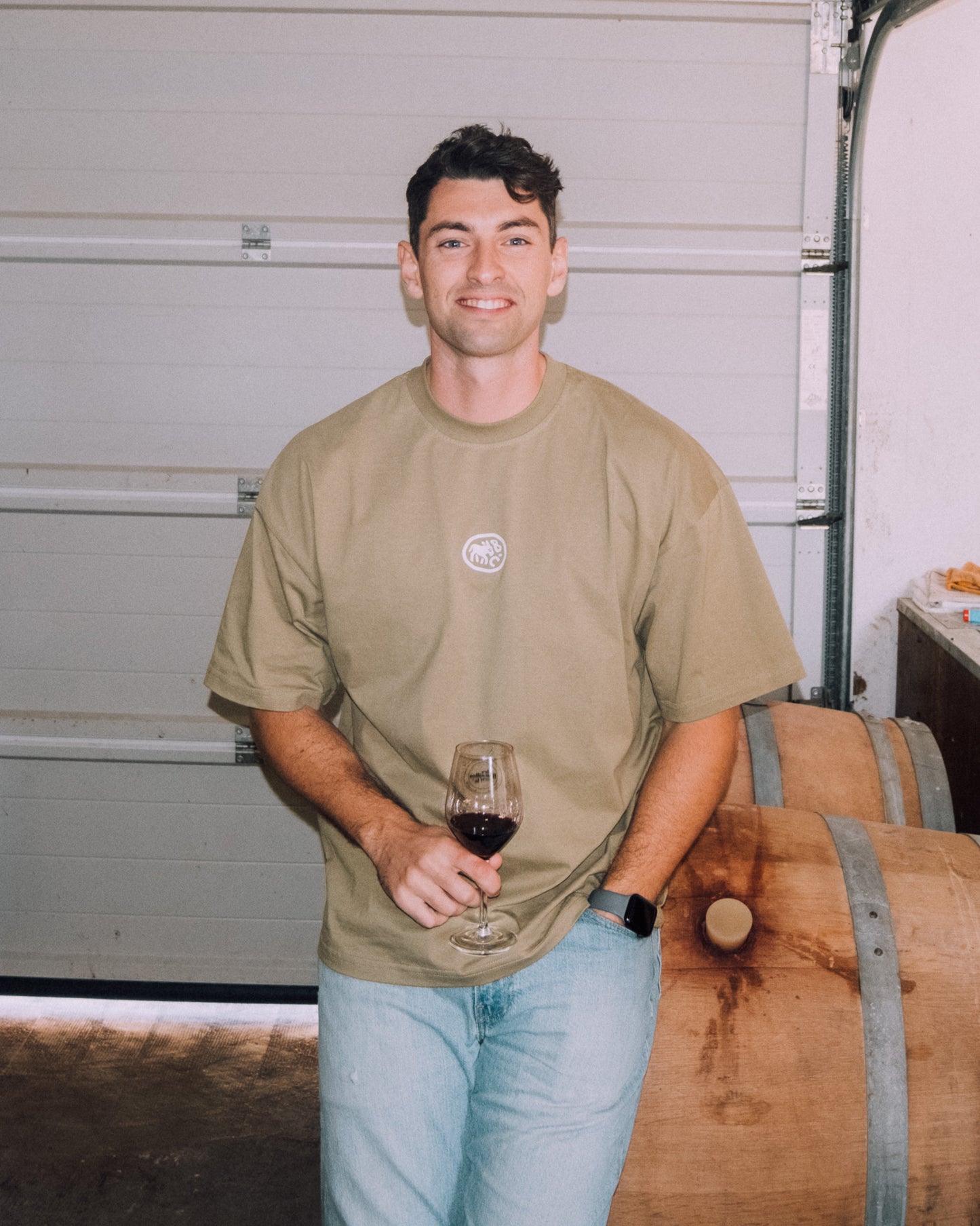 T-shirt Bâté Club vert kaki - Unisexe