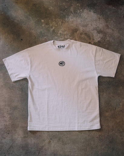 T-shirt Bâté Club oversize écru - Unisexe