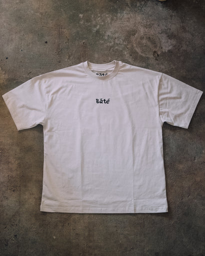 T-shirt Bâté oversize écru - Unisexe